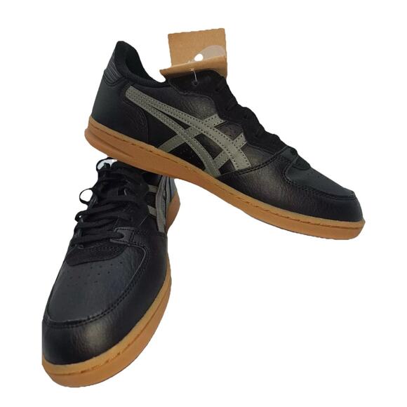 Size 6.5 Men / 8 Women-‎ ASICS Skyhand OG Sneakers Black Truffle Grey Gum Bottom - Picture 1 of 6